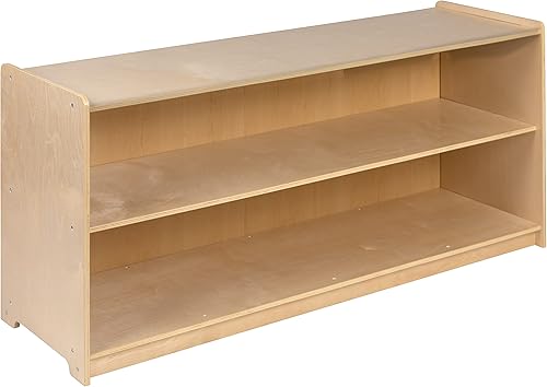 Miniatura 35 de Flash Furniture Hercules Series - Gabinete de almacenamiento de madera de 5 secciones para aula, gabinete de almacenamiento para aula escolar con 5