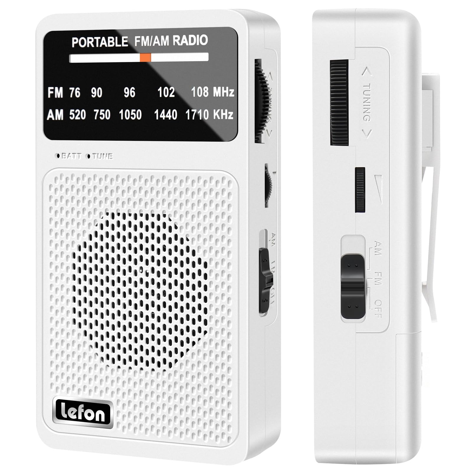 Amazon.co.jp: Lefon ポケットラジオ 小型 ポータブルラジオ 高感度