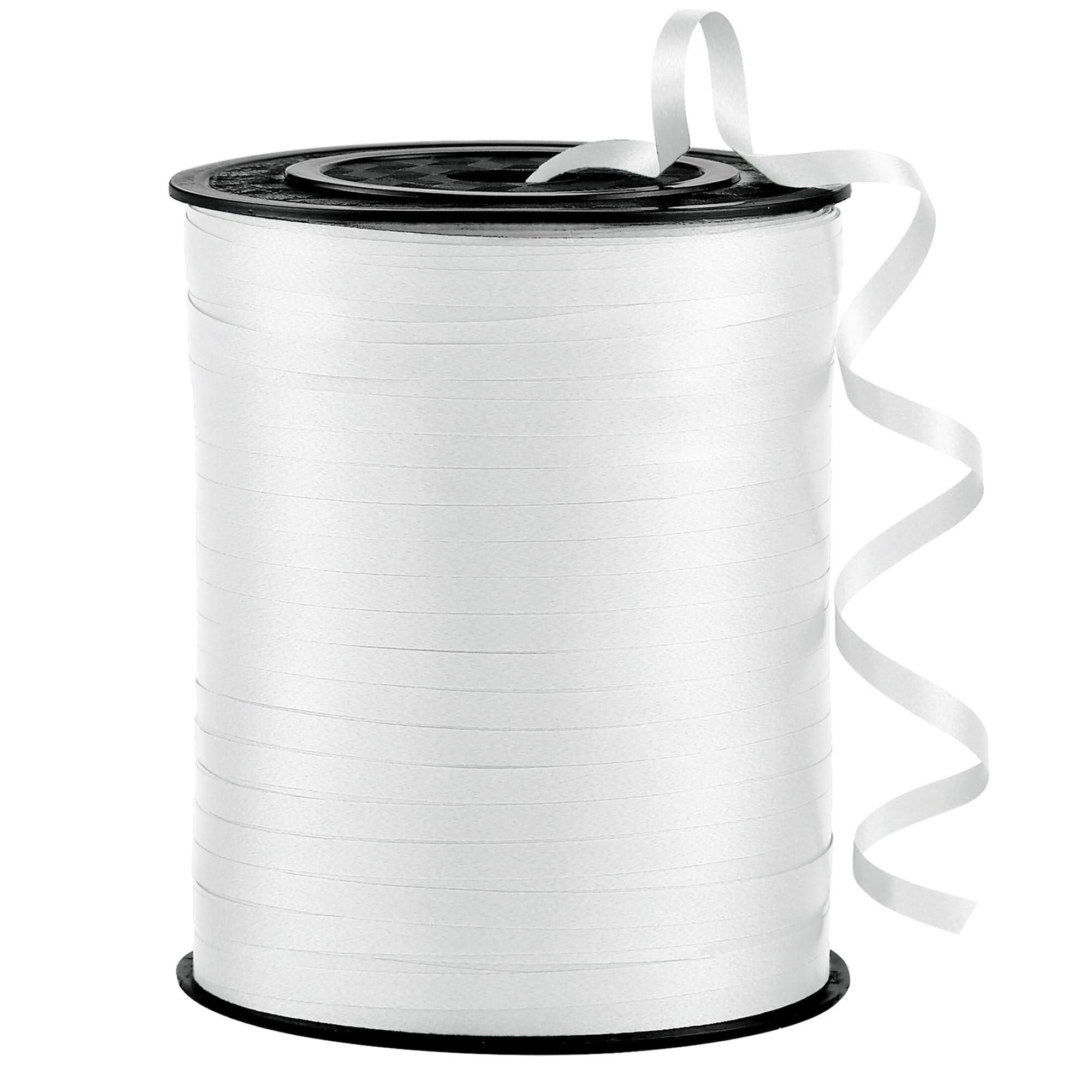 sxvblly 500 Yards White Curling Ribbon Balloon String Ribbon for Gift Wrapping Birthday Party Florist Supplies Festive Crafts Wedding Decorations