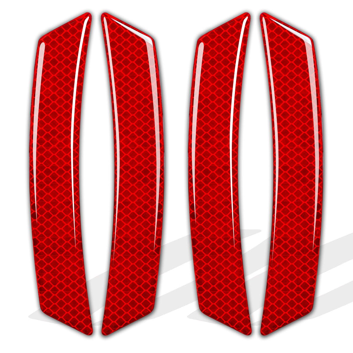 muekzru Car Reflective Trim Side Marker Stickers,Automotive Exterior Accessories Reflector Guard for Car SUV Pickup Truck Wheel Well Arch or Side