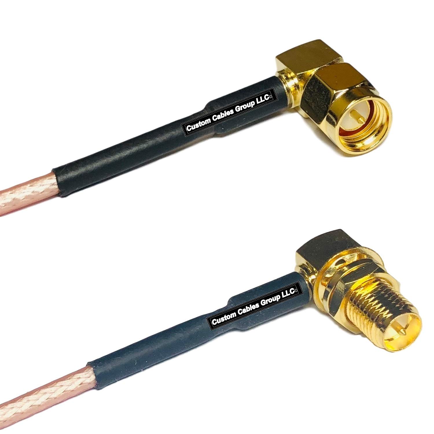 6 feet RG316 SMA Male Angle to RP-SMA Female Angle RF Pigtail Coaxial Cable