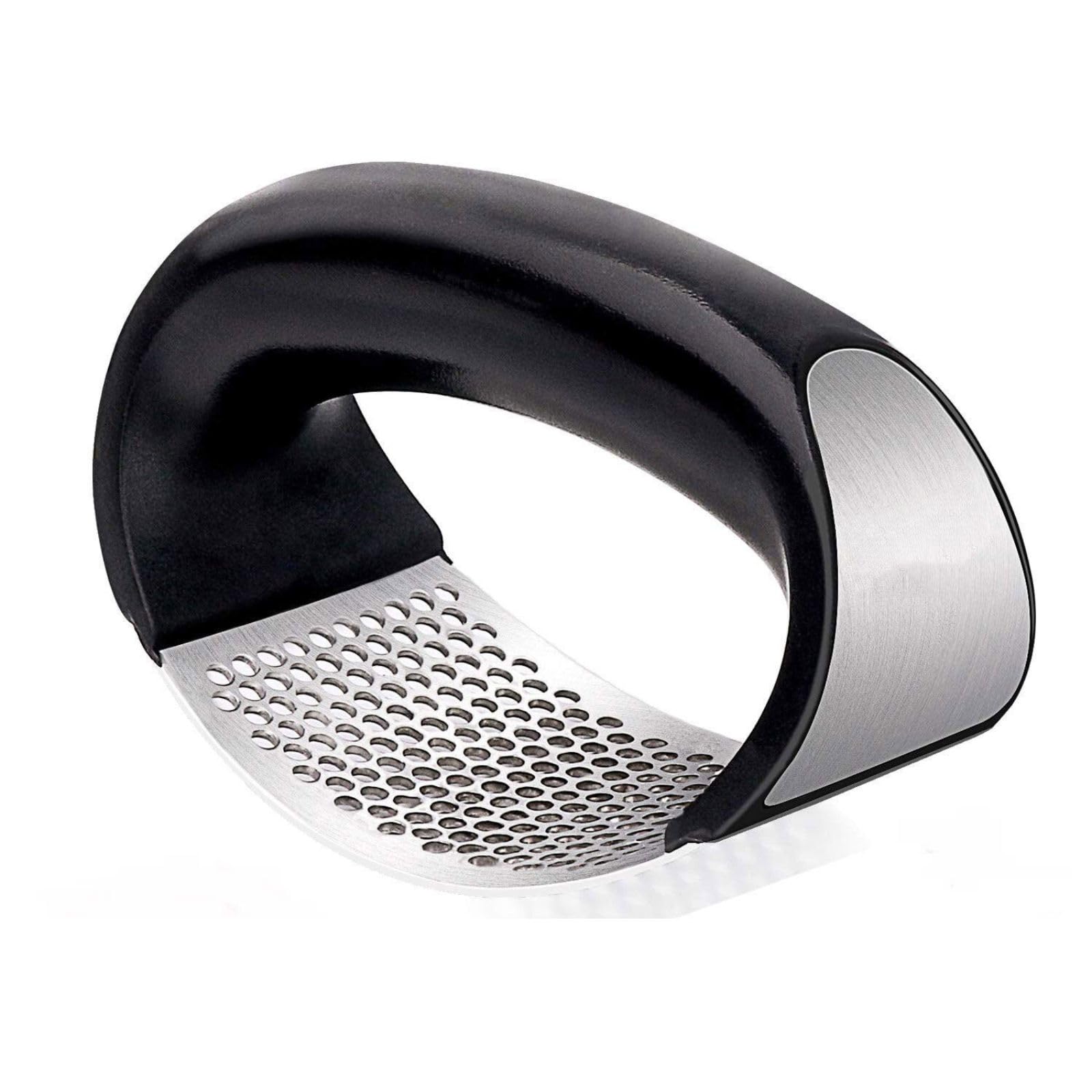 RIMCART Garlic Press Kitchen Tool Garlic Peeler Stainless Steel Professional Ginger Crusher Ergonomic Labor-Saving Crusher