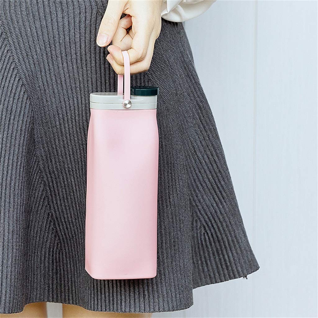 Bottiglia d'Acqua Pieghevole, personalità Gel di Silice Portatile Anti-Caduta Telescopico for Studenti (4 Colori)