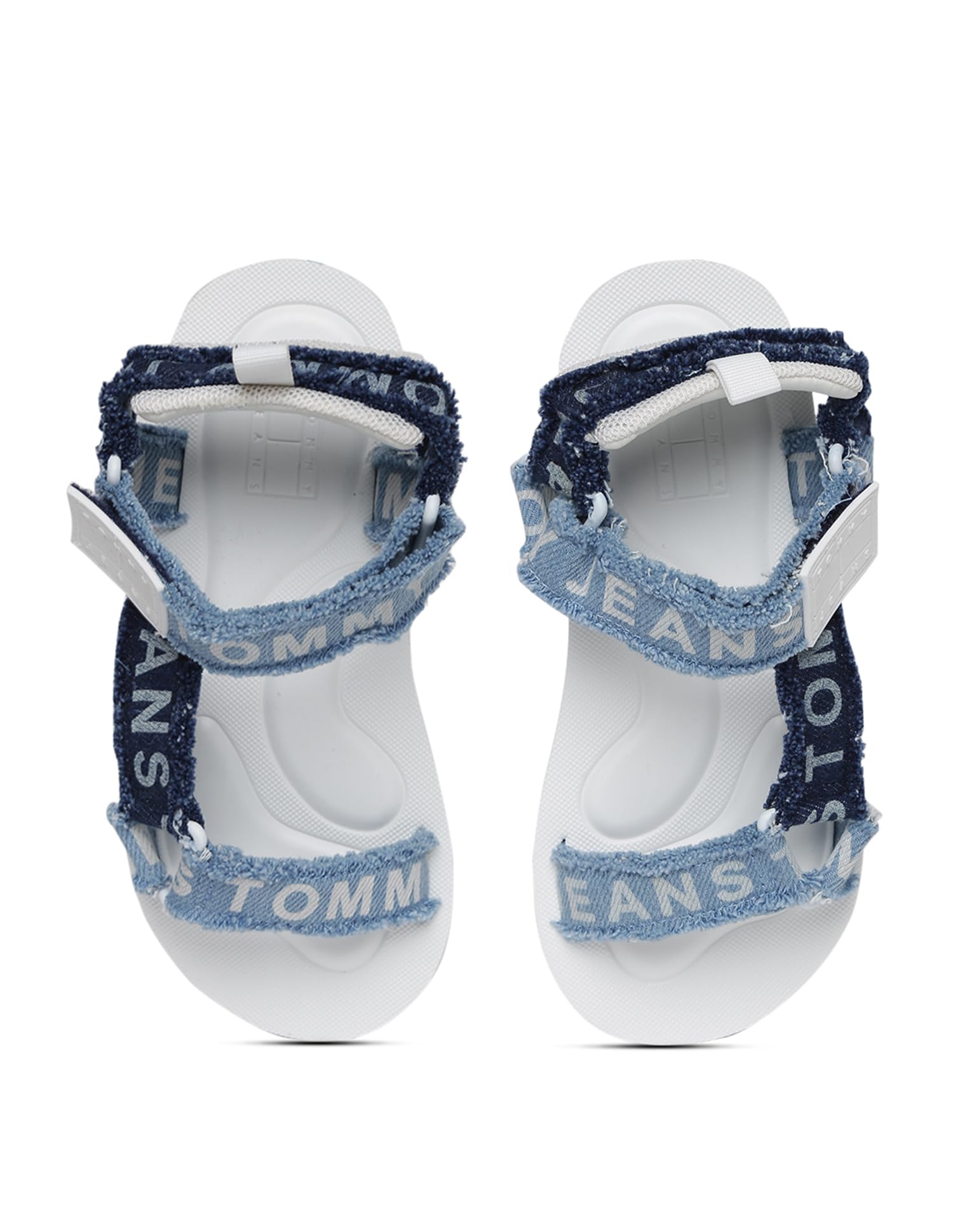 Tommy Hilfiger Blue Cotton Blend Printed Women Sandal (F23HWFW106) Size-37 (B0CLZZ1PFV) Amazon Price History, Amazon Price Tracker