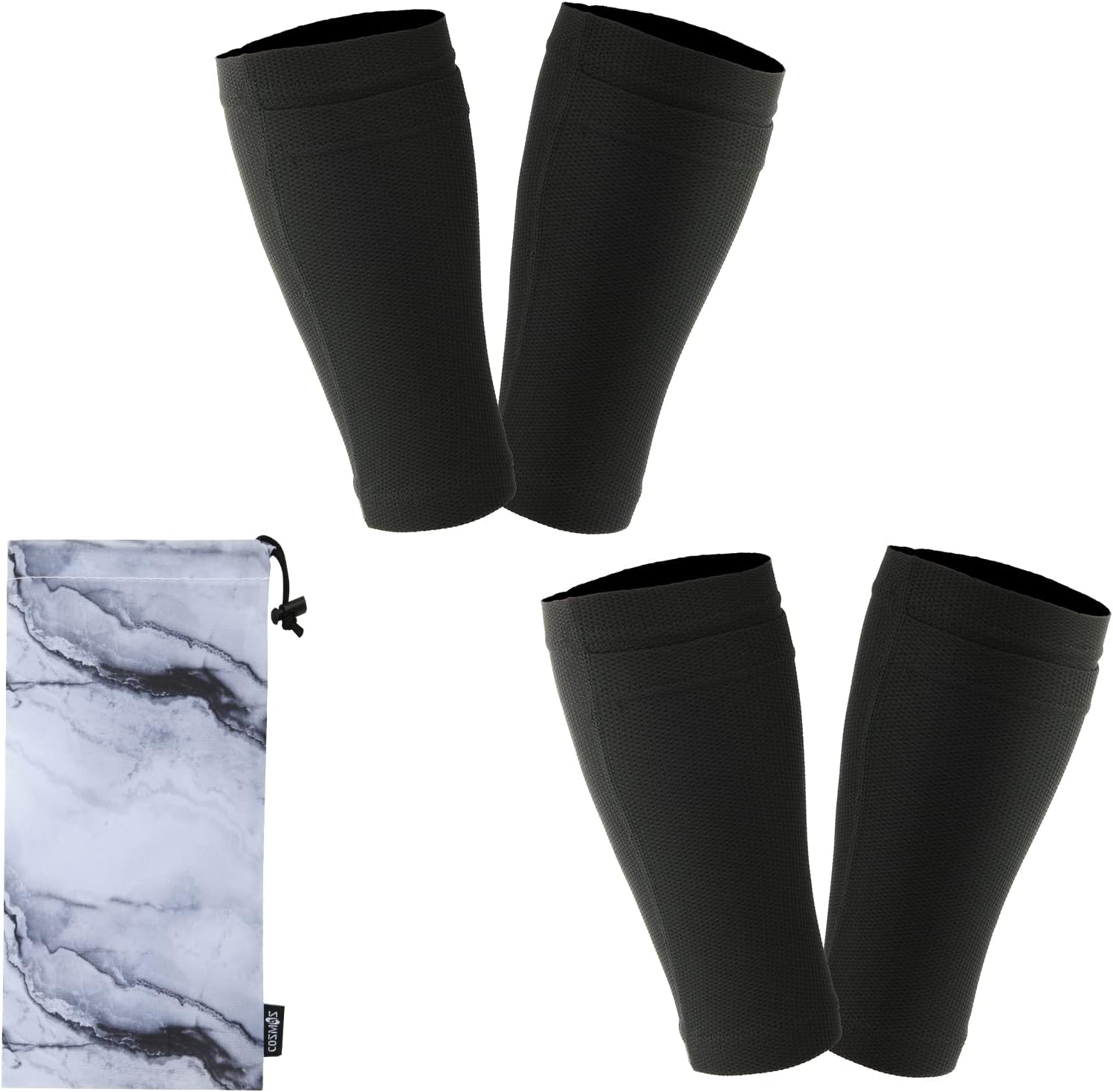 Cosmos 2 Pairs Shin Guard Sleeves Soccer Guard Sleeves for