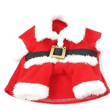 Santa Claus Dog Costume Christmas Pet Clothes Dog Clothes POPQ