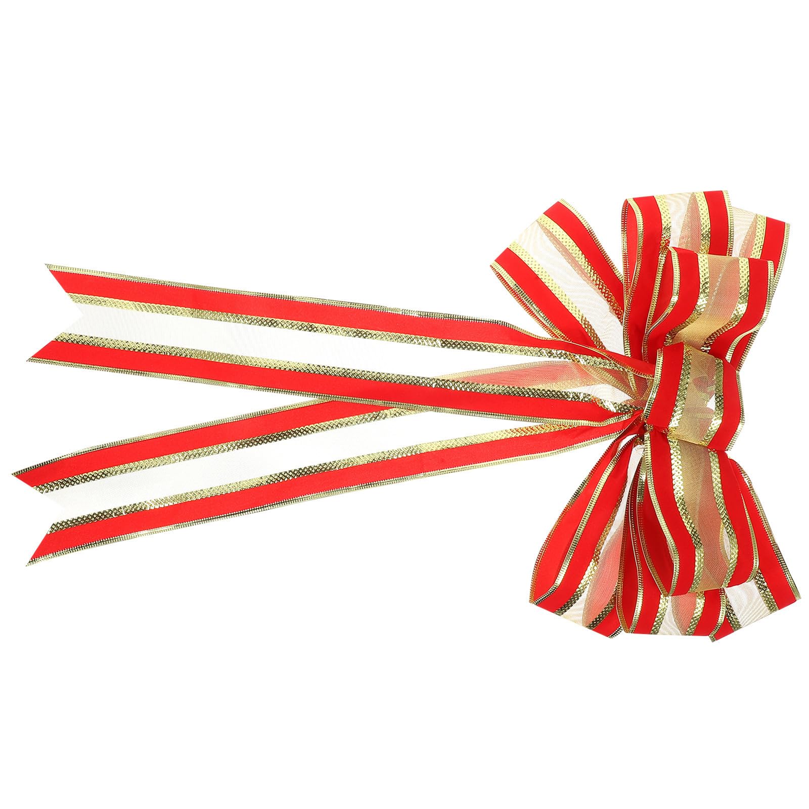 Toyvian 5 Stück Große Christbaumschleife aus Gewebe für Heimpartys und