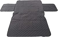 Vista 9 de Funda protectora de sofá para mascotas, tamaño biplaza, impermeable, protector de muebles para perros y gatos, funda de sofá suave para sala