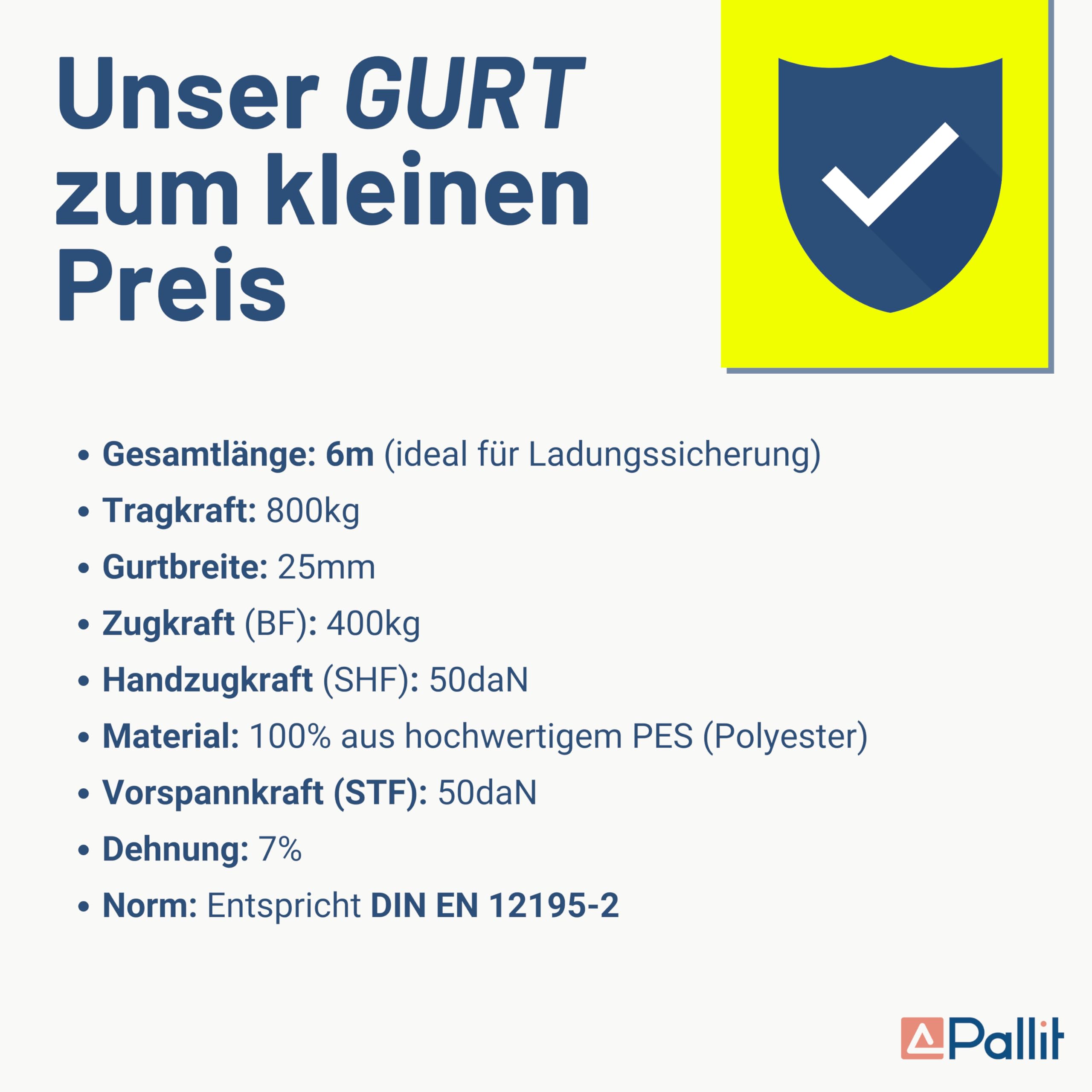 20x Spanngurt Zurrgurt mit Haken 6 m bis 800 kg / 800 daN, zweiteilig 2-TLG Ratschengurt blau, 25 mm Gurtbreite