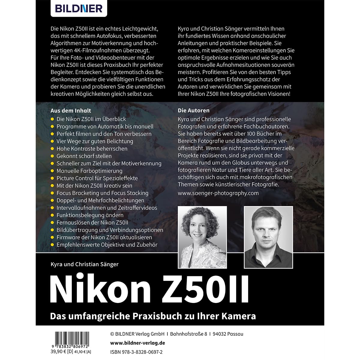 Nikon Z50 II: Das umfangreiche Praxisbuch zu Ihrer Kamera: Expertenwissen, Tipps, verständliche Anleitungen und praxisnahe Beispiele von Profifotografen - für beeindruckende Fotos und Videos