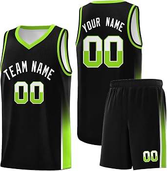 Personalized Your Own Team Basketball Jersey and Shorts Custom Sports Uniform with Name Number Logo for Men Youth