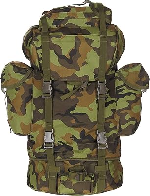 MFH German Army Rucksack 65L Czech Woodland