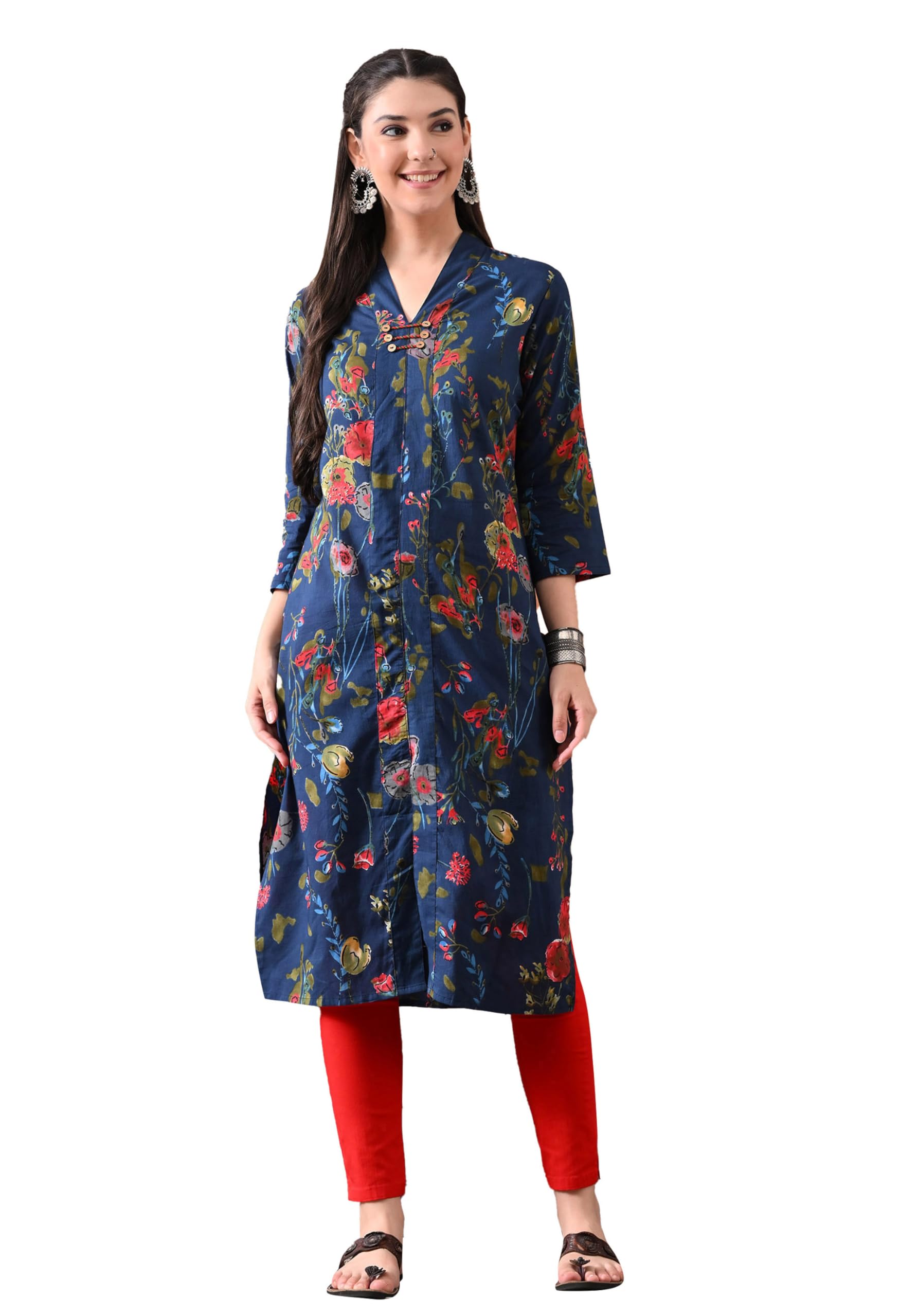 ichaa Women's Cotton Kurta-picture-10