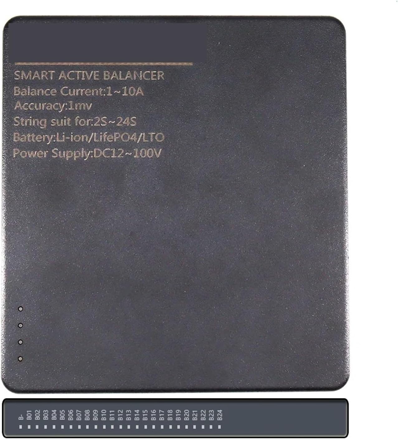 Balancer 10A Active Balance Current for 2S-24S LiFePo4 Li-ion LTO 1mv Accuracy Voltage Battery Equalizer