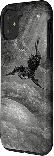 Miniatura 2 de Funda para iPhone 11 The Fall of Lucifer Gustave Dore Fallen angel Lux Lucifer