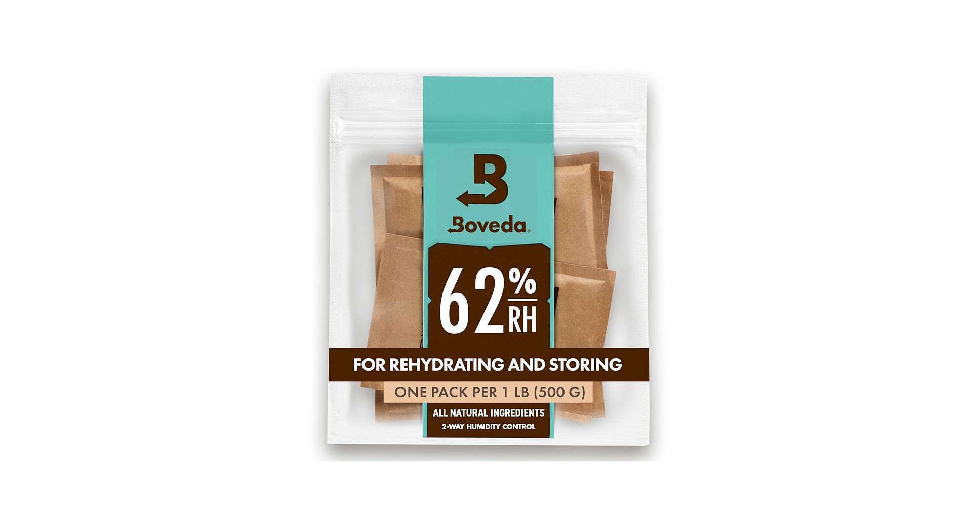 Bo youveda Humidity Pack (8g)（（設定湿度62％） Boveda 62% Humidity Control 8g Replacement Pak for CVault