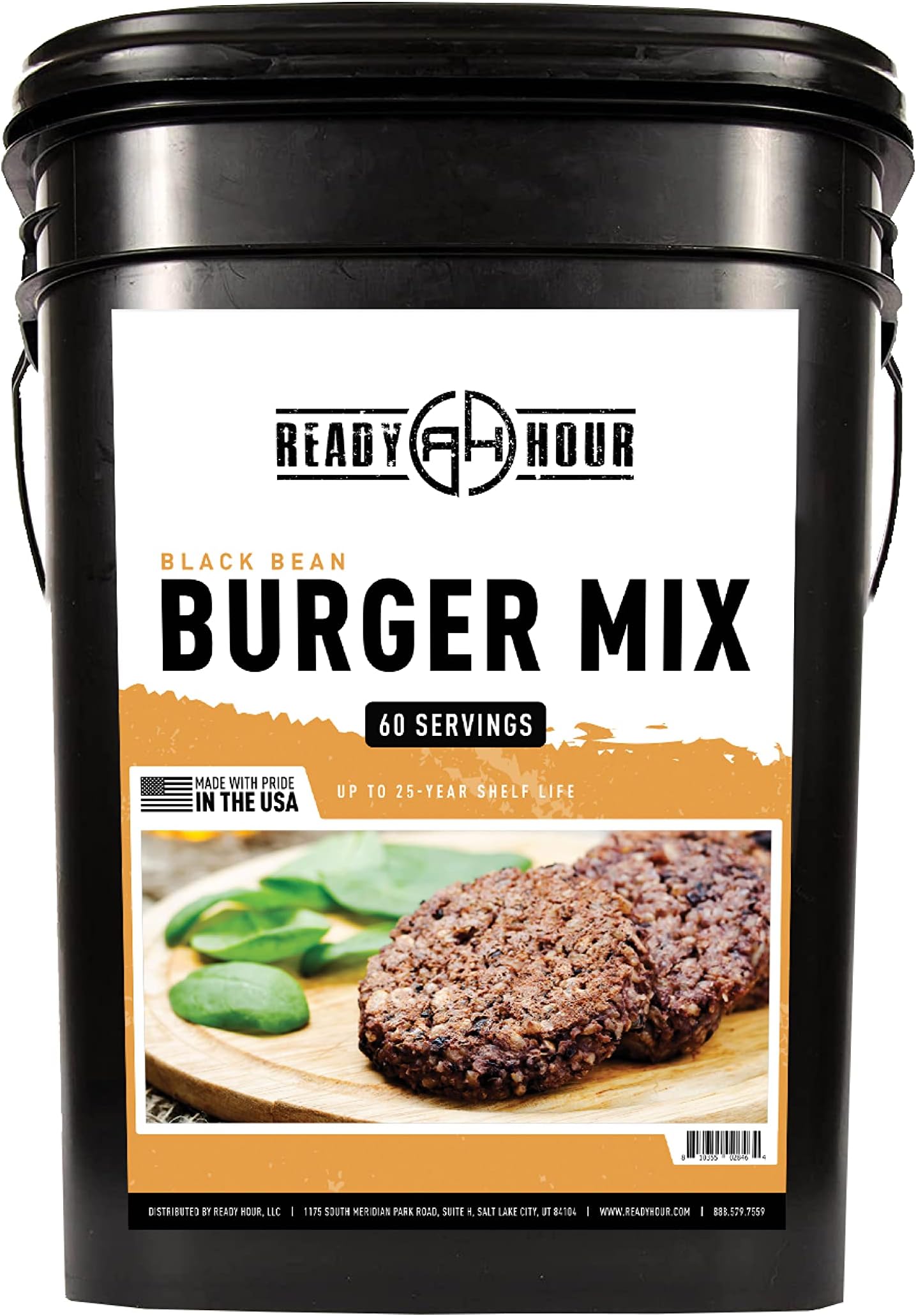 Ready Hour 60 Serving Burger Mix Bucket - 25 Year Shelf Life