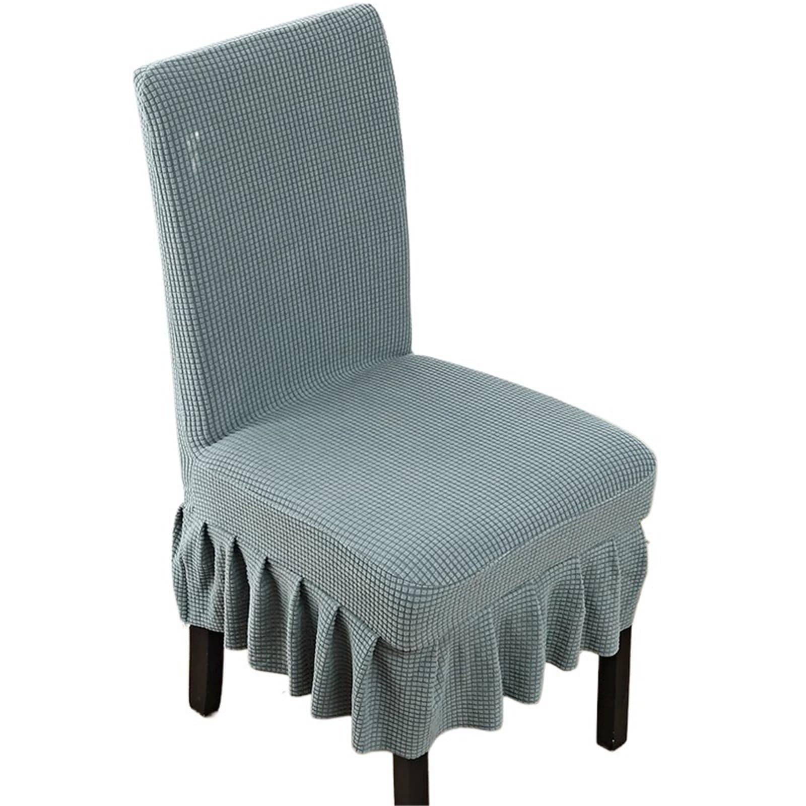 ECPGPMDLDT Chair Covers Stretch Kitchen Dining Room Chair Covers Removable Washable for Hotels Wedding Banquets Conferences(H,4pcs)