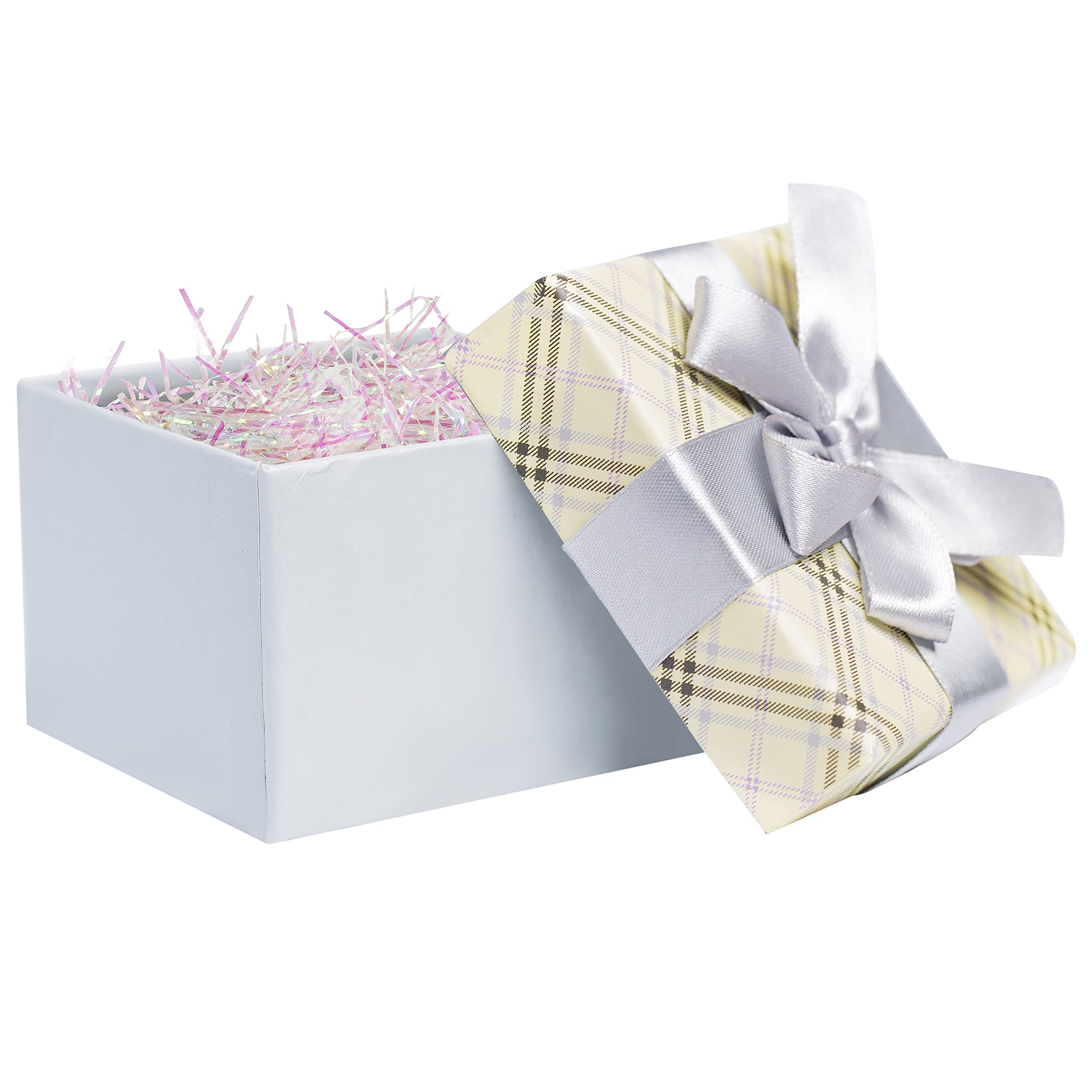 Belle Vous 500 Gramos Papel Triturado Iridiscente Virutas de Papel para Regalos Plástico PP Brillante - Relleno para Cajas Regalos/Confeti para Embalar, Suministros Fiestas, Envolver Regalos