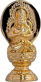 仏像 大日如来 【小 6.8cm（金メッキ/24金） 仏師：渡辺景秋 原型＿（未・申年生まれ）十二支守り本尊 干支 高岡銅器(だいにちにょらいS)