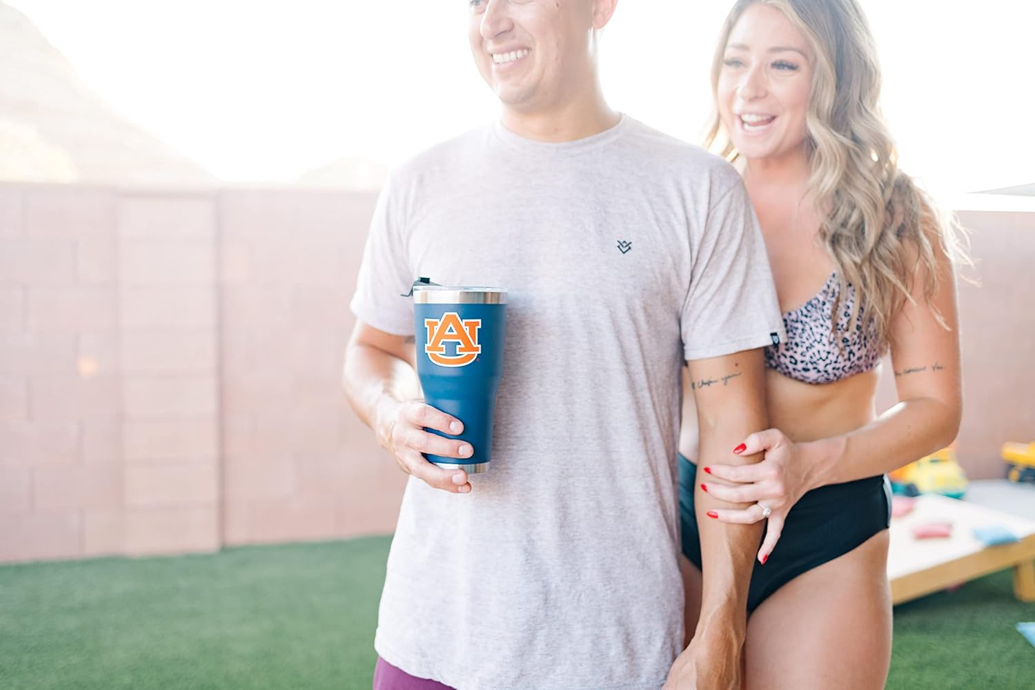 Simple Modern Officially Licensed Collegiate Cal State Fullerton Titans Tumbler with Straw and Flip Lid | Insulated Stainless Steel 30oz Thermos | Cruiser Collection | Cal State Fullerton