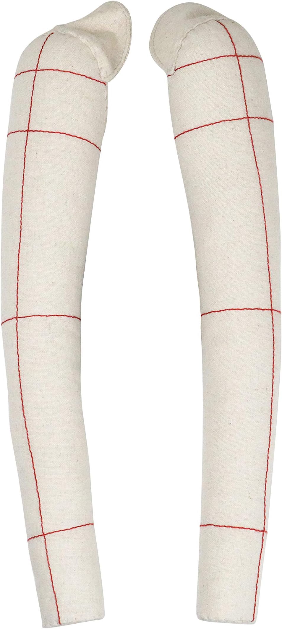 Half Scale Dress Form 1/2 Soft arms for Sewing, Female Dress Form 1:2 Cotton Fabric Fully pinnable (NOT Adult Size 30cm ) Sewing arm Long Sleeve Draping Mannequin Hand, 1 Pair