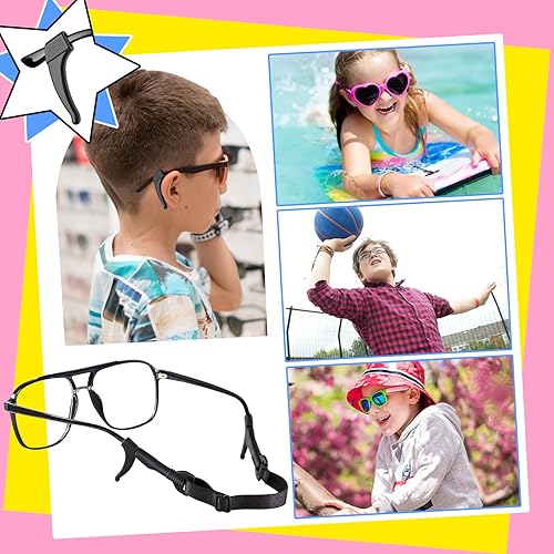 Miniatura 7 de kids eye glass Strap with storage box No Tail sunglass Strap Eyeglass Holder Around Neck-Adjustable Eyewear Retainer