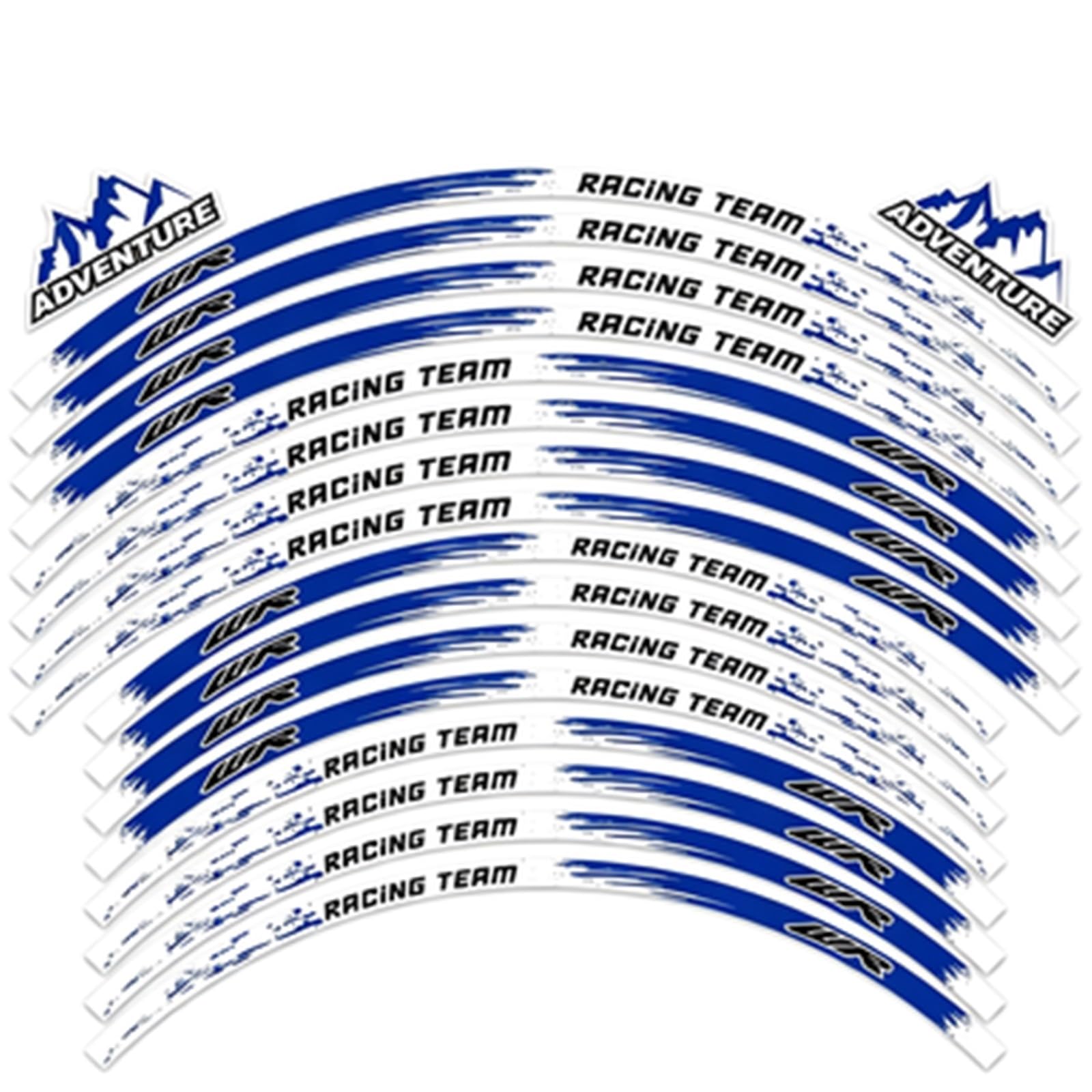 Motorcycle Wheel Sticker Motocross Rim Stripe Decals for WR250R WR250F WR450F WR 250R 250F 450F WR155R 21/18