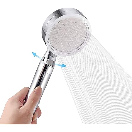 Amazon サモドラ 年人気の シャワーヘッド 節水増圧 低水圧用 塩素除去 浄水マイナスイオンシャワー 自由水量調節機能 国際汎用基準g1 2 お風呂 洗髪お バス用品 アダプター付 工具不要 02シルバー シャワーヘッド ホーム キッチン オンライン通販