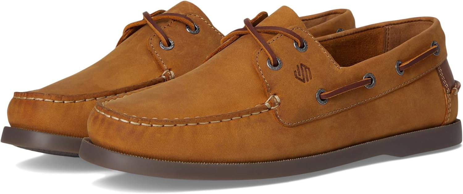 Johnston & Murphy Boys Zeke Boat Shoe (Little Kid/Big Kid)