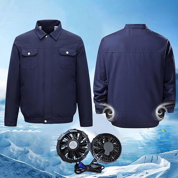 Amazon.co.jp: [Shopyruder] 空調作業服 長袖 セット サイド