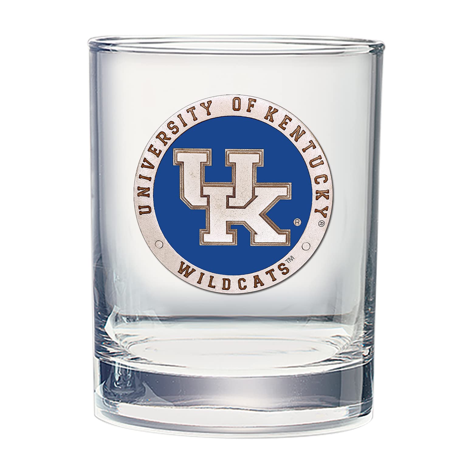 Heritage Pewter Kentucky Double Old Fashion | Double Rocks Glass 14 OZ for Liquor | Expertly Crafted Pewter Glass