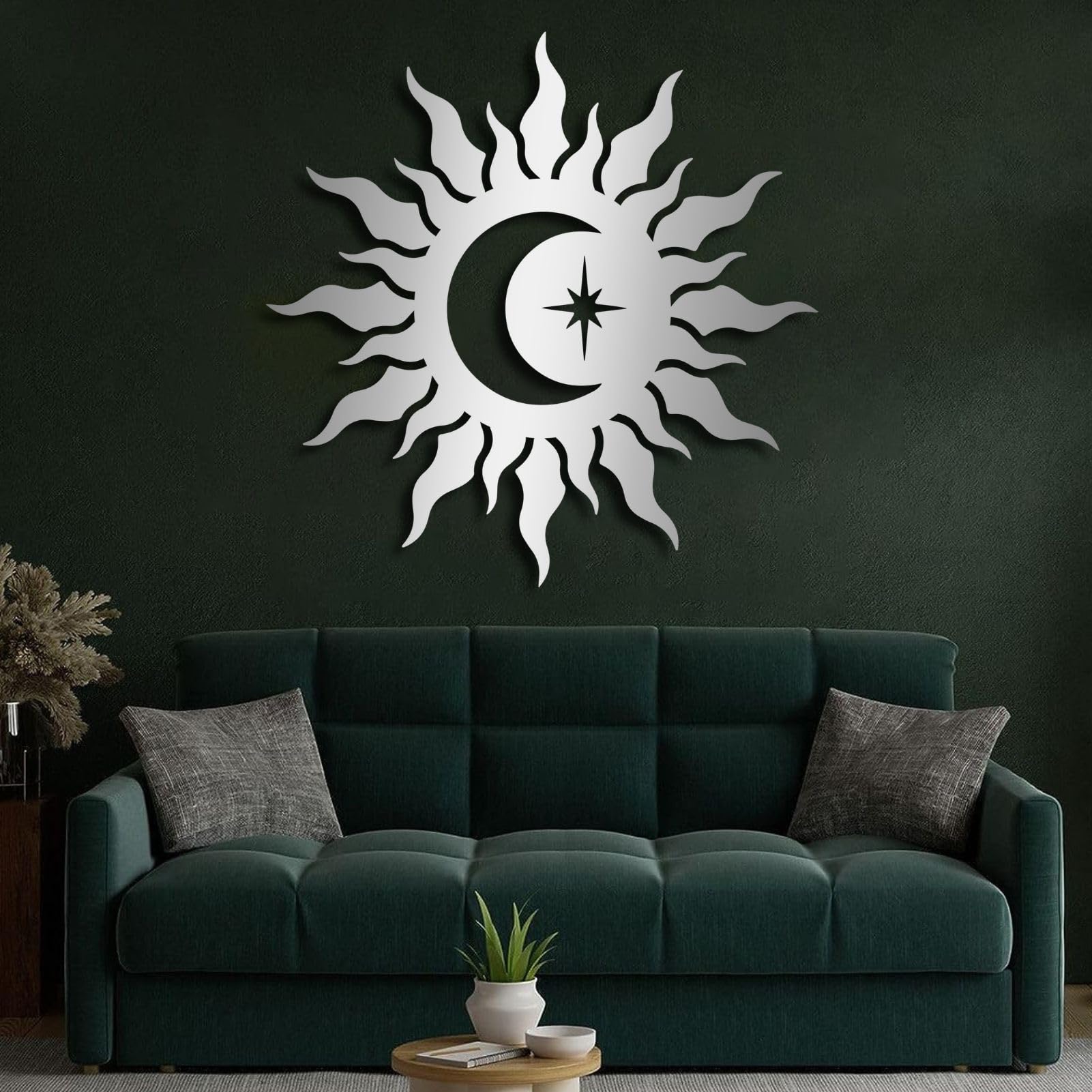 Art métallique wacky sun sculpture haut de gamme 49cm