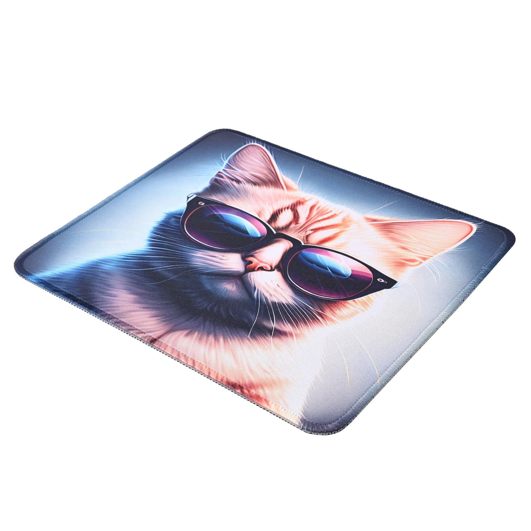 Alfombrilla De Ratón Rectangular Con Diseño De Gato Negro