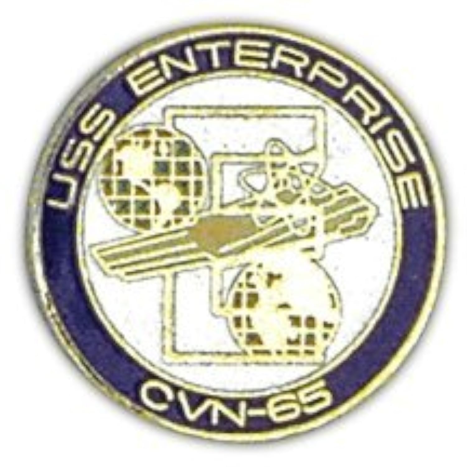 United States Navy USS Enterprise CVN-65 Lapel Pin