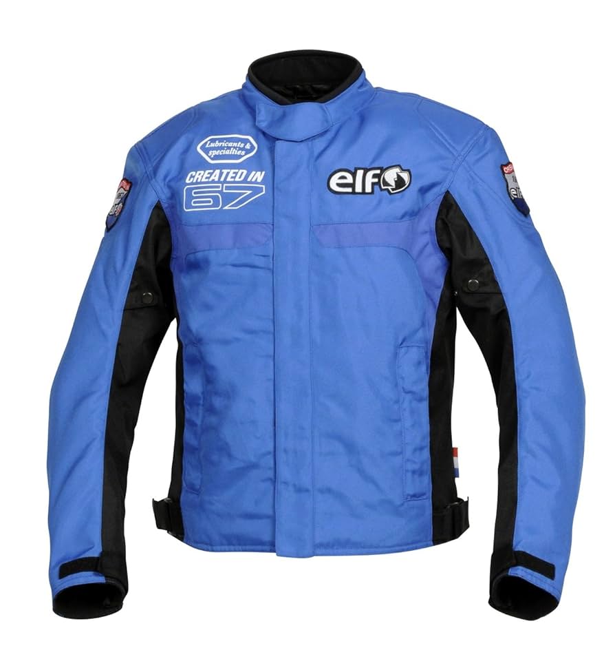 elf サイクルジャケット LLサイズ 青、未使用、非売品 elf (エルフ) バイクジャケット メンズ SIZE 4L ブルー EJ