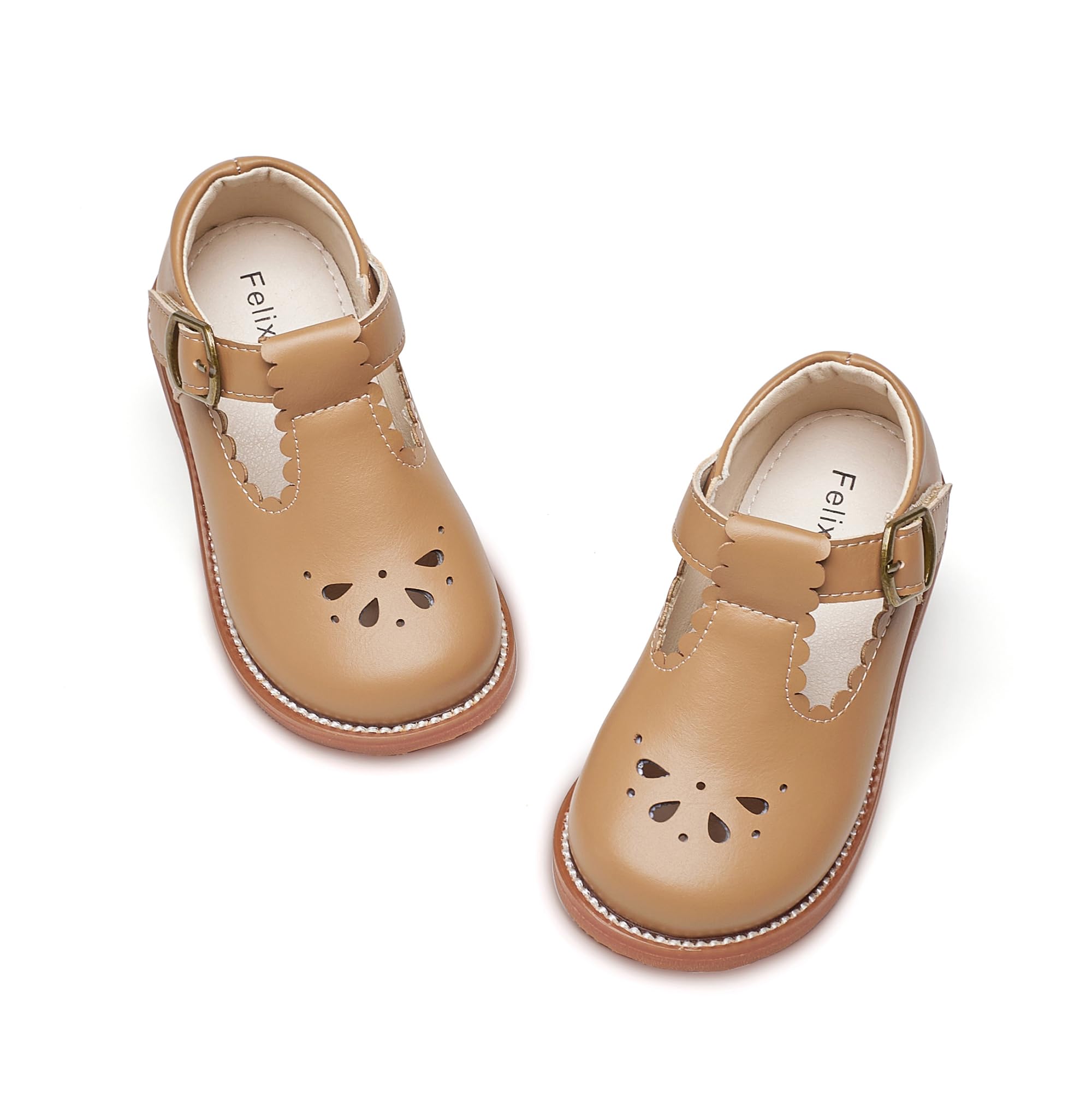 Felix & Flora Toddler Little Girl Mary Jane Dress Shoes - Ballet Flats for Girl Party School Shoes — view 73