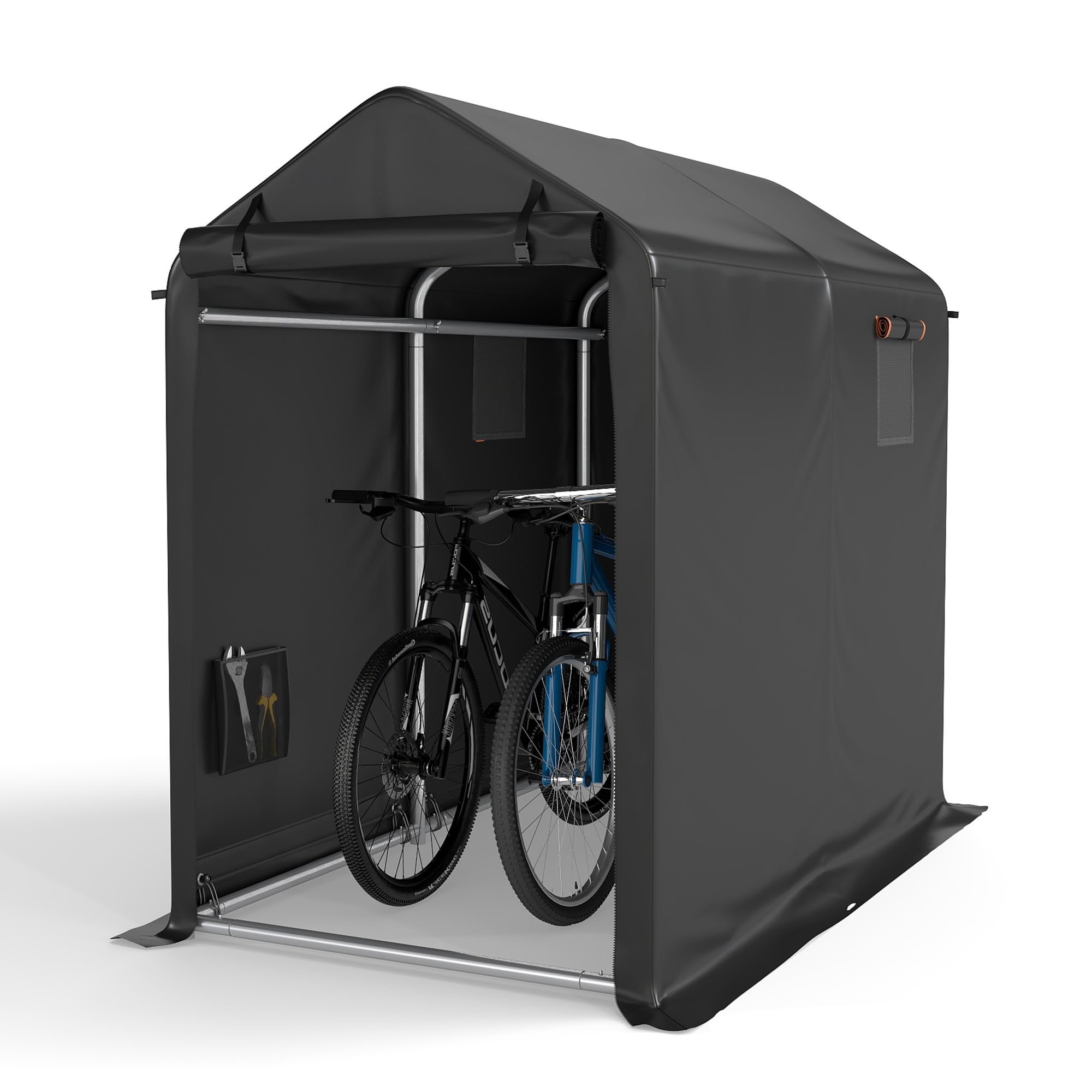 Amazon | COVERONICS サイクルハウス 1-3台用 自転車置き場 屋外