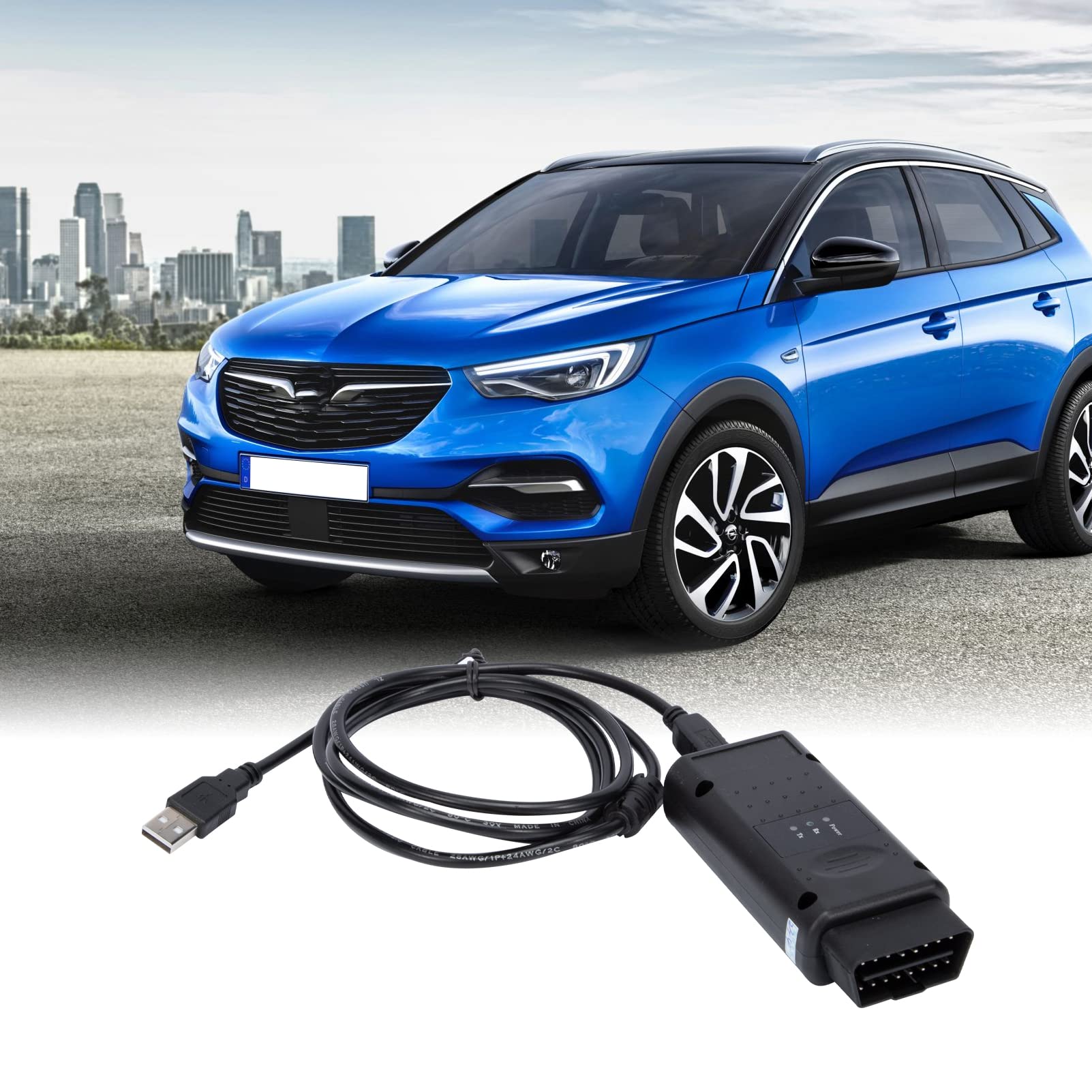OBD strumento di attivazione per OPCOM V1.99 OBD2 USB, strumento di diagnostica dei guasti, cavo USB per Vectra C Astra H Zafira B