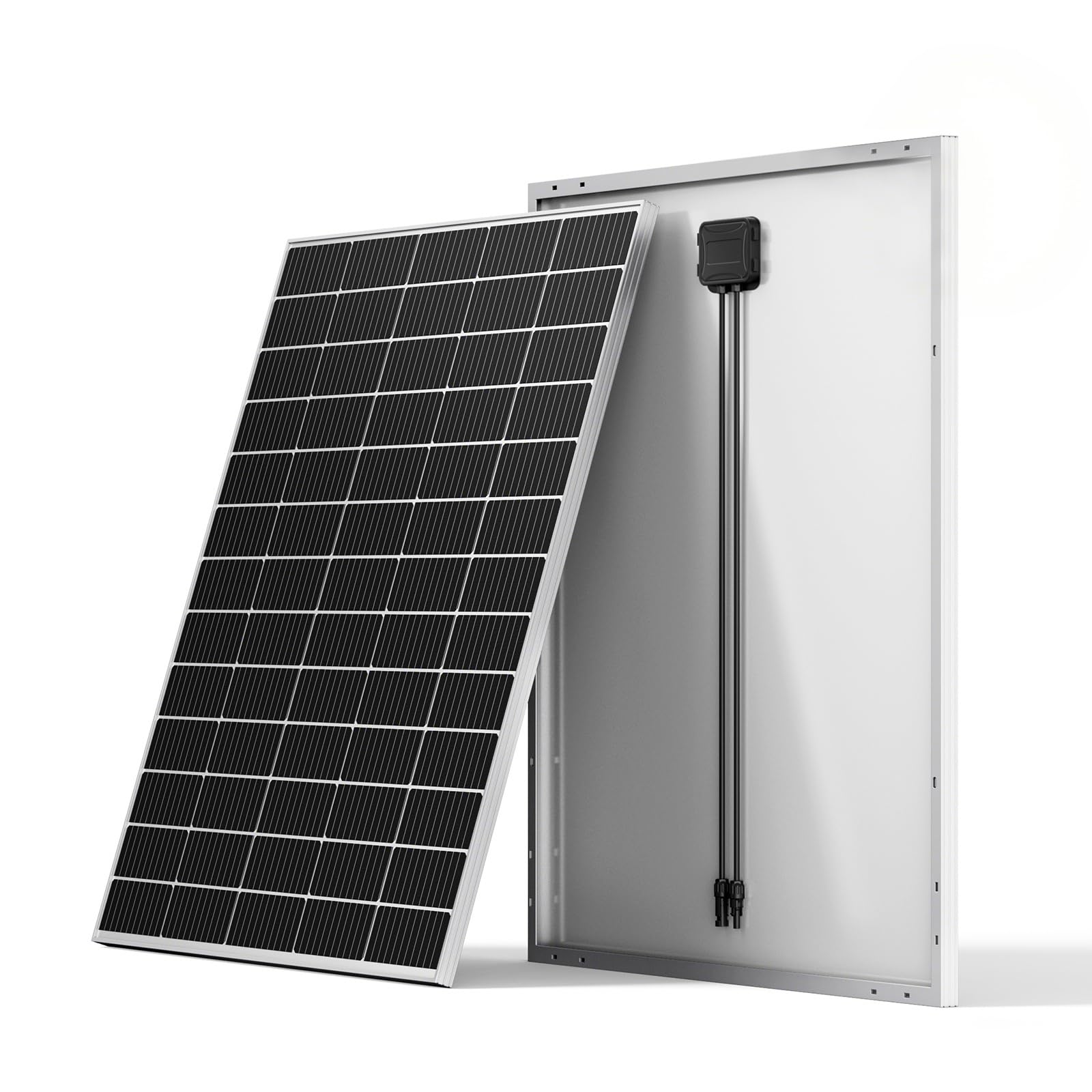 Alrska 200 watt Solar Panel,High Efficiency Black PV Module Power 200W Mono RV Solar Panel for 12/24 Volt System,RV Marine Boat Cabin and Other Off Grid System (1 Pack)
