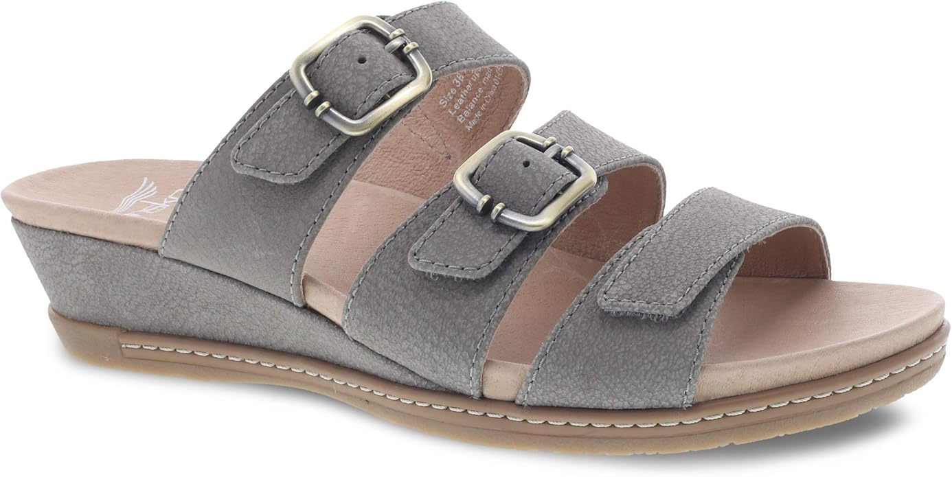Amazon.com | Dansko Women's Allyson Stone Sandals 10.5-11 M US | Platforms  \u0026 Wedges