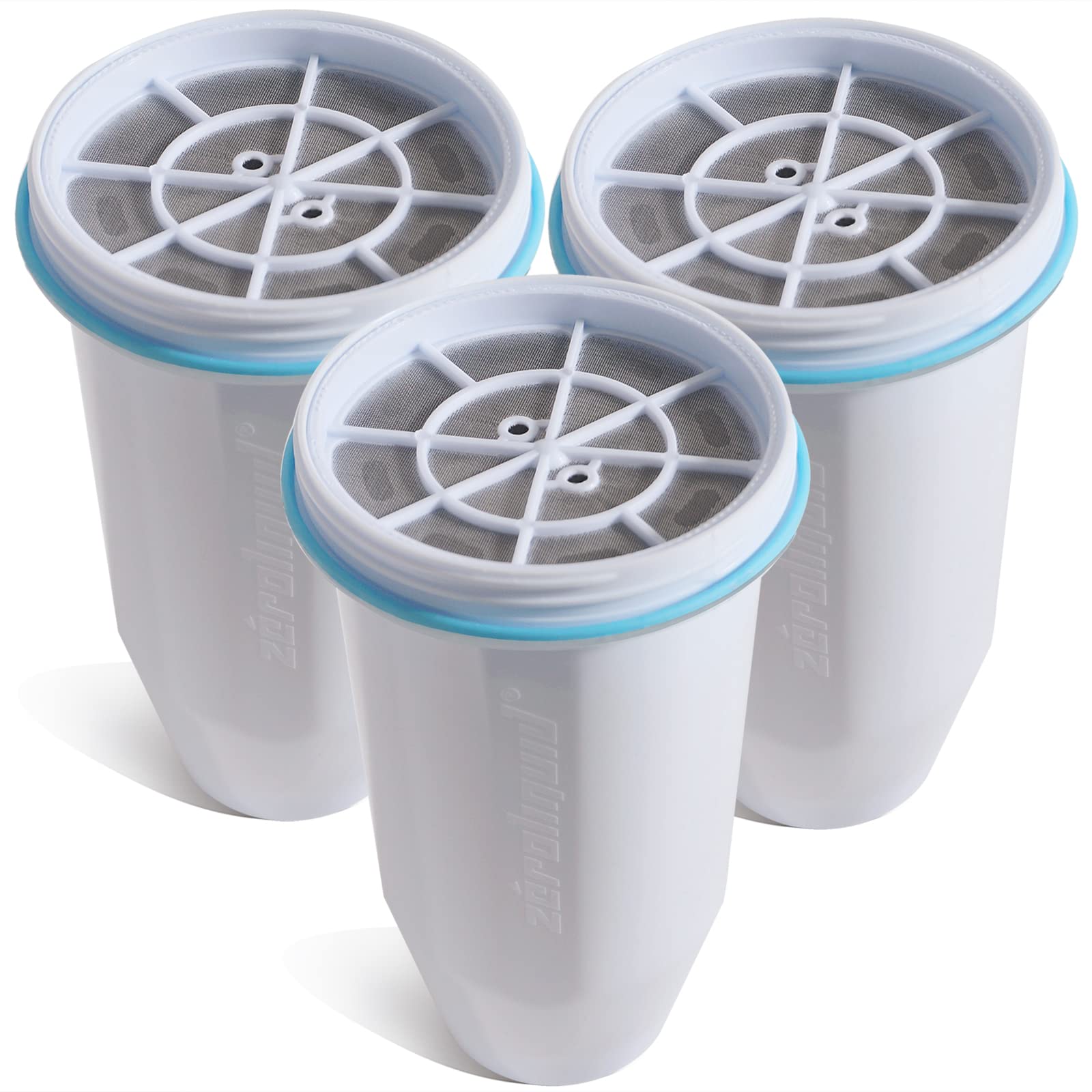 Water Filter Replacement Compatible with Zerowater Pitchers and Dispensers ZR-017 ZP-010, Remove 99.9% Lead, Chlorine, Fluoride, Heavy Metals, PFOA/PFOS, BPA Free, TUV Certified, 6-Stage (3 Pack)