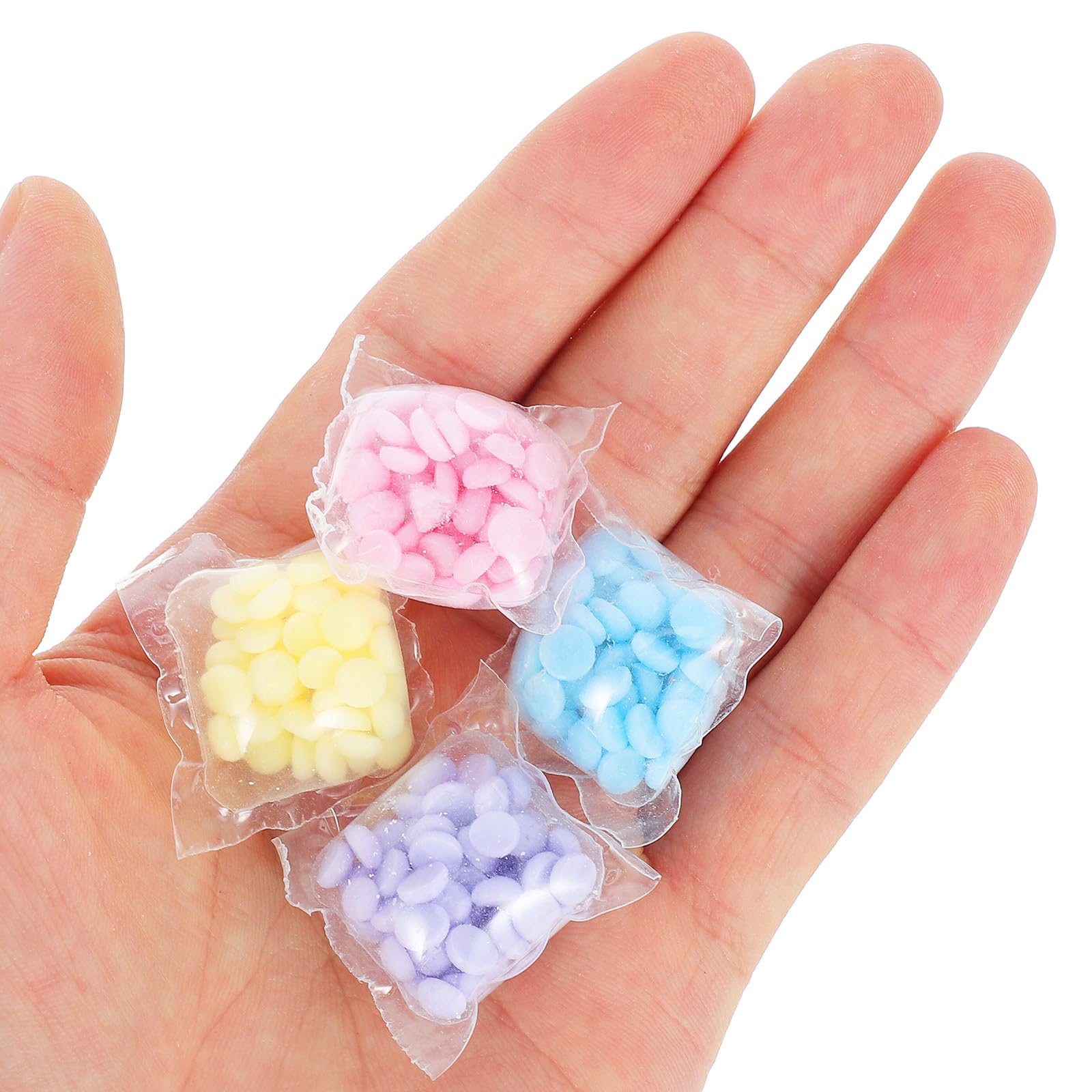 PLAFOPE Waschkapseln mit Duftperlen 100 Stück Waschmittelperlen Weichspüler für Kleidung mit Praktischer Verpackung und Langanhaltendem Duft für Waschmaschine und Zufällige Farbe
