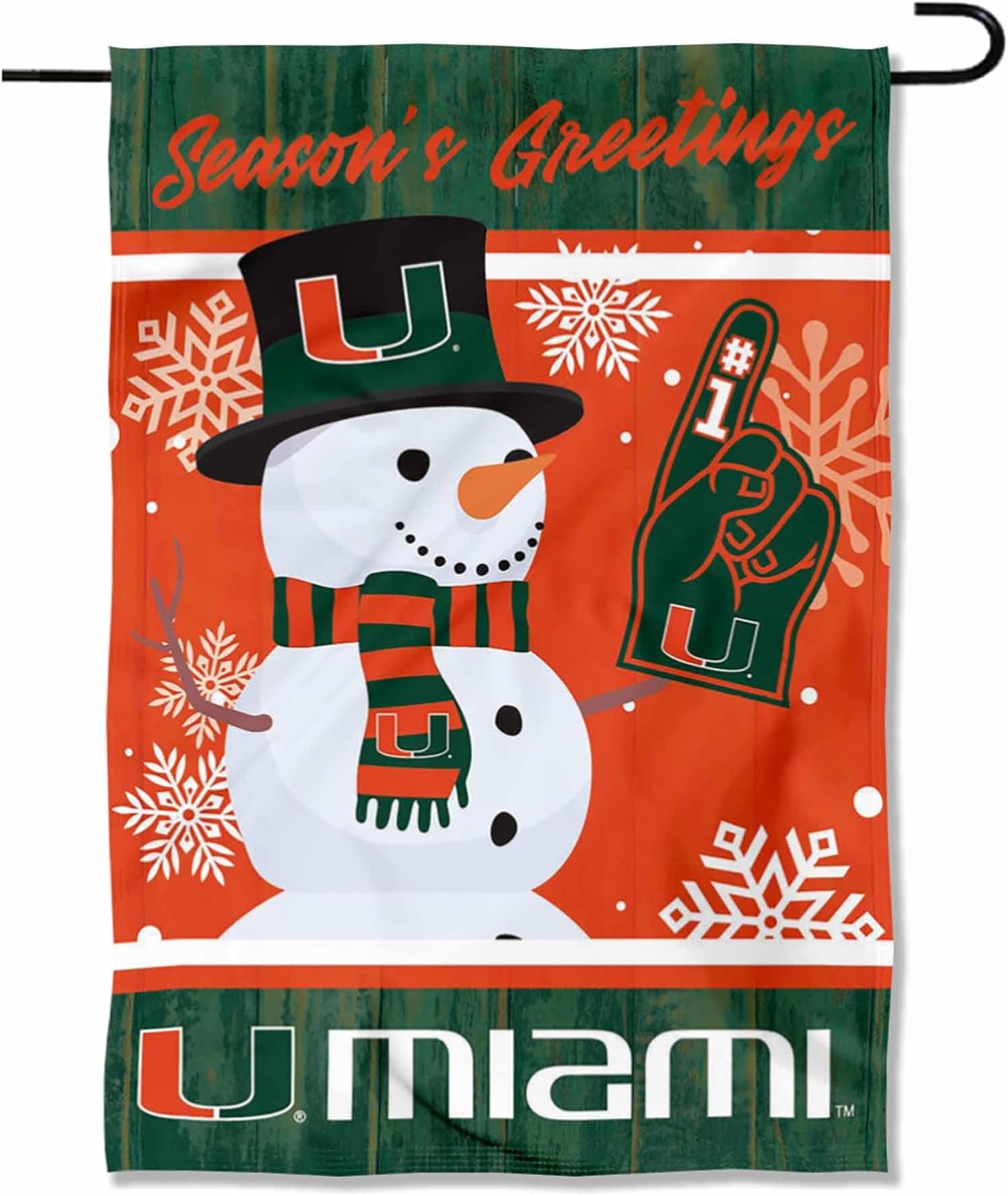 Hurricanes Holiday Winter Snow Garden Banner Flag