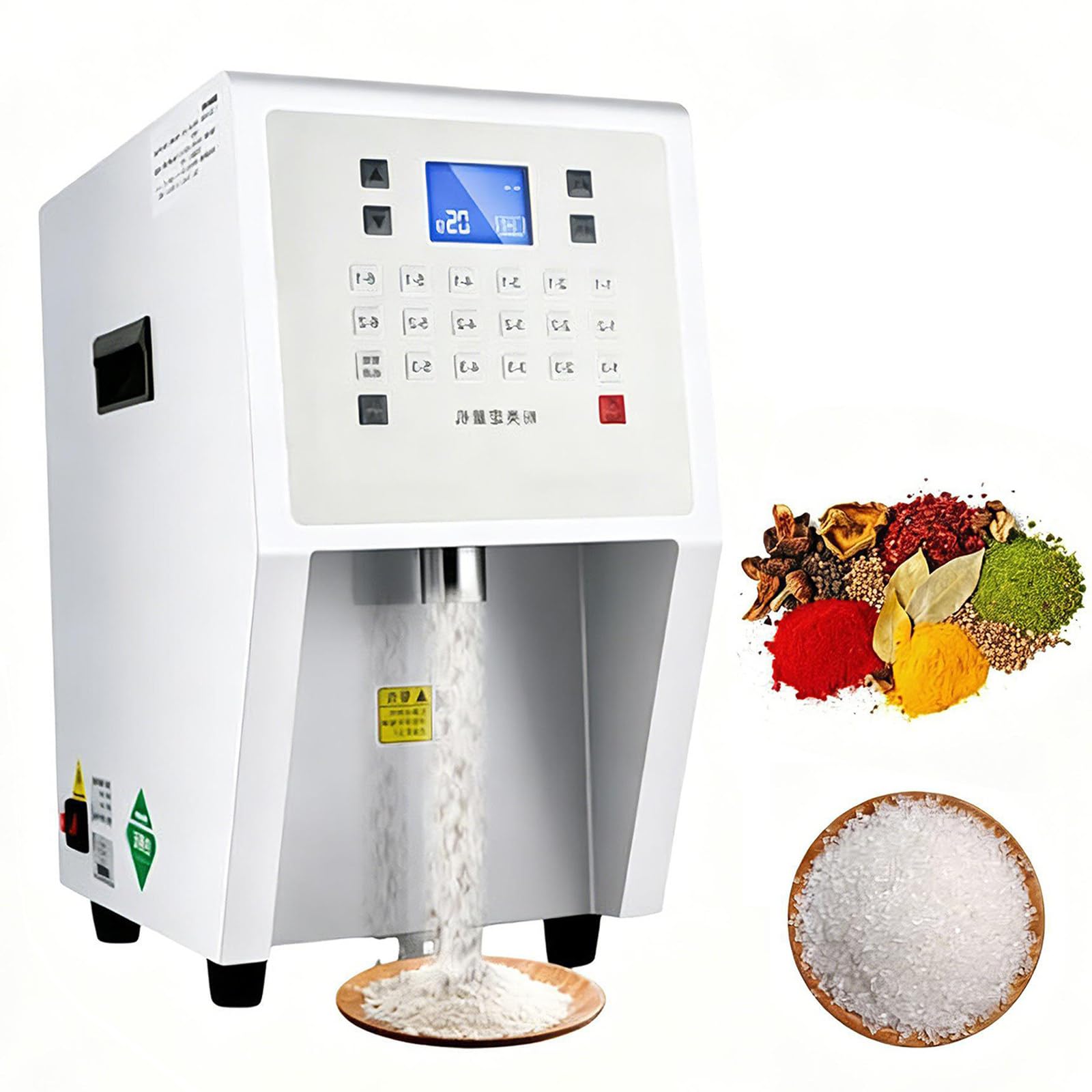 Pulverdosierer Für Kaffee & Kakao,Automatische Abfüllmaschine 3,5l Mit Memory-Funktion,Hochgenaue Dosierung,Multifunktional Für Milchpulver,Süßungspulver in Gewerbebetrieben