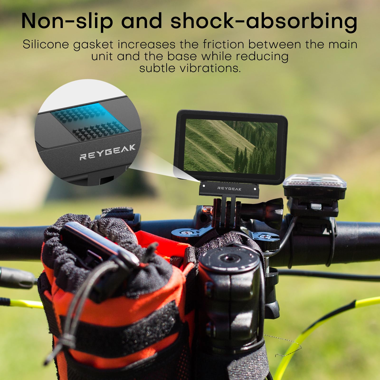 REYGEAK Support Agnétique Pour Caéra D'action GoPro, Support