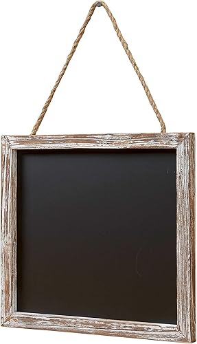 Miniatura 4 de Barnyard Designs Cartel magnético colgante de pizarra  Tablero de presentación decorativo rústico para oficina, suministros escolares, cocina,
