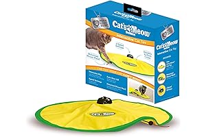 Cat's Meow Motorized Wand Cat Toy, Automatic 30-Minute Shut-Off