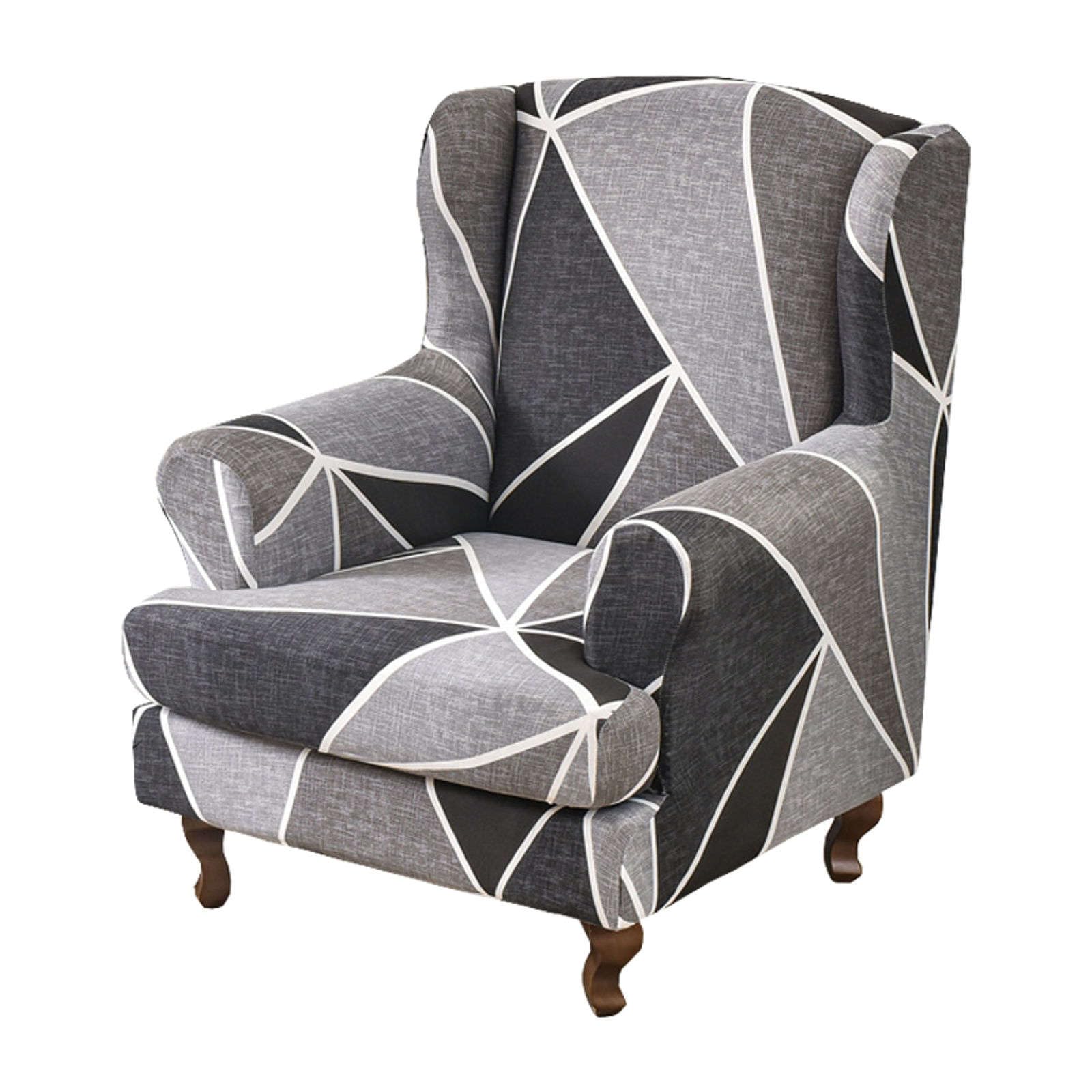 Housse de fauteuil à oreilles extensible pour salon et chambre
