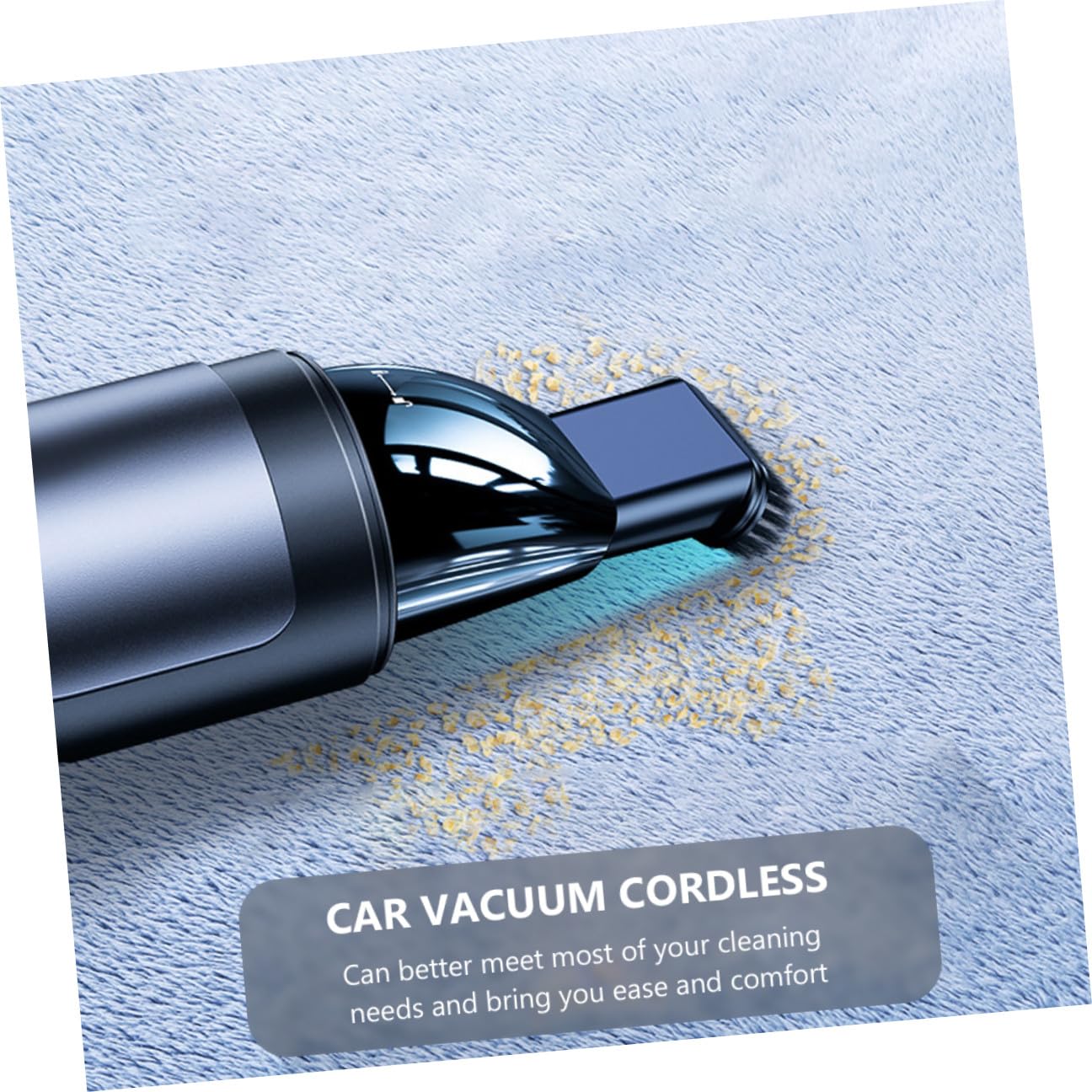 Aspirapolvere Portatile Ricaricabile Usb senza Fili per Auto Leggero in Abs Batteria 2000mah per Pulizia Veloce e Pratica in Auto e Casa